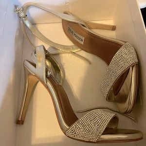 Golden, Steve Madden, formal heels
